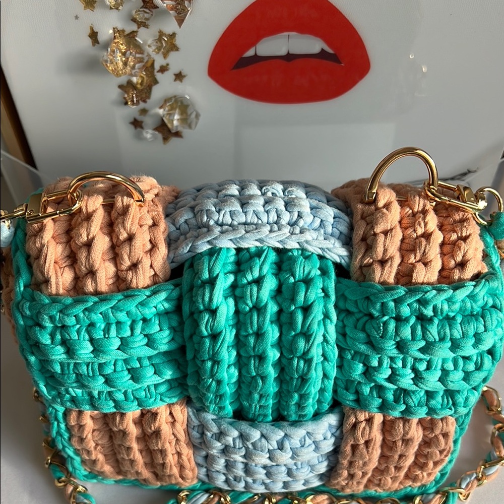 Handcrafted Multi Color Bag Mini Purse - Picture 13 of 17